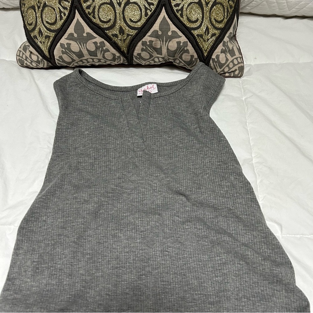 Isabel Maternity Ribbed Tank Dress - Picture 3 of 6